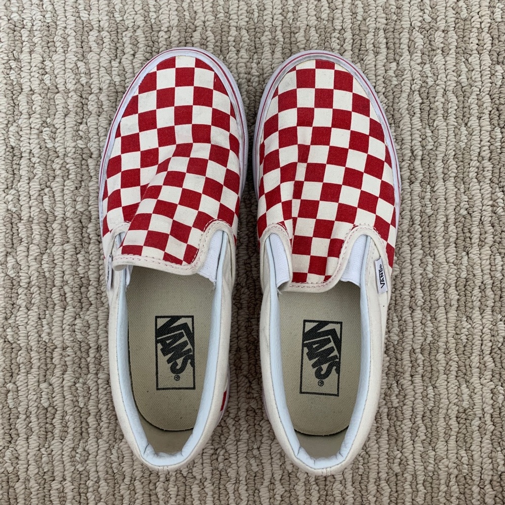 Checkered Slip Ons